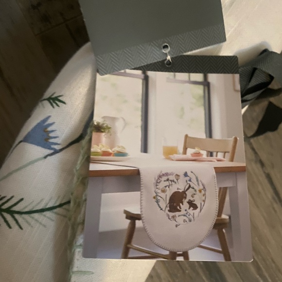 Threshold Cotton Bunny Table Runner - Picture 3 of 3